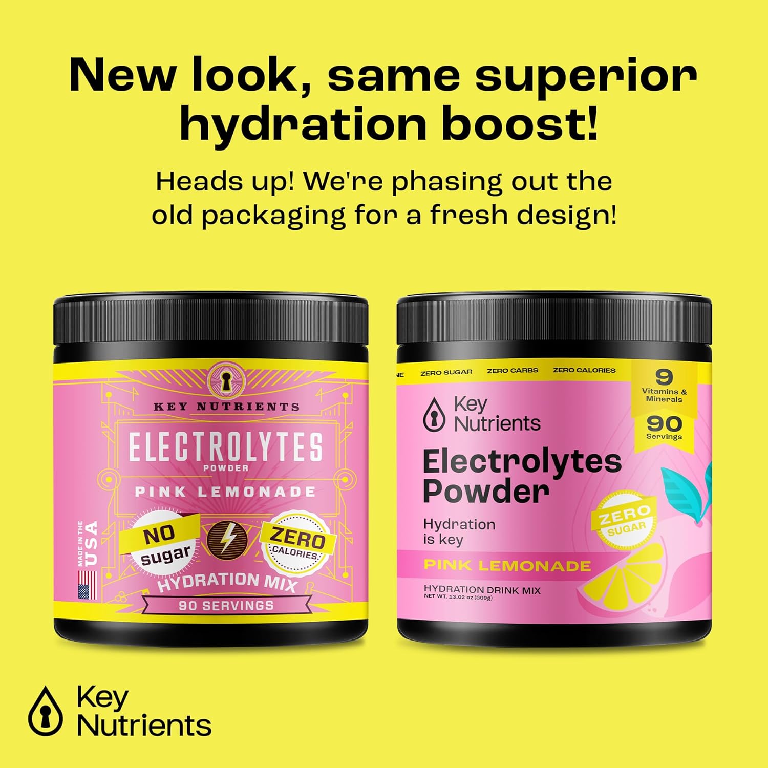 KEY NUTRIENTS Multivitamin Electrolytes Powder No Sugar - Fresh Pink Lemonade Electrolyte Powder - Endurance & Energy Supplement - Hydration Powder - No Calories - 90 Servings - Made in USA-4