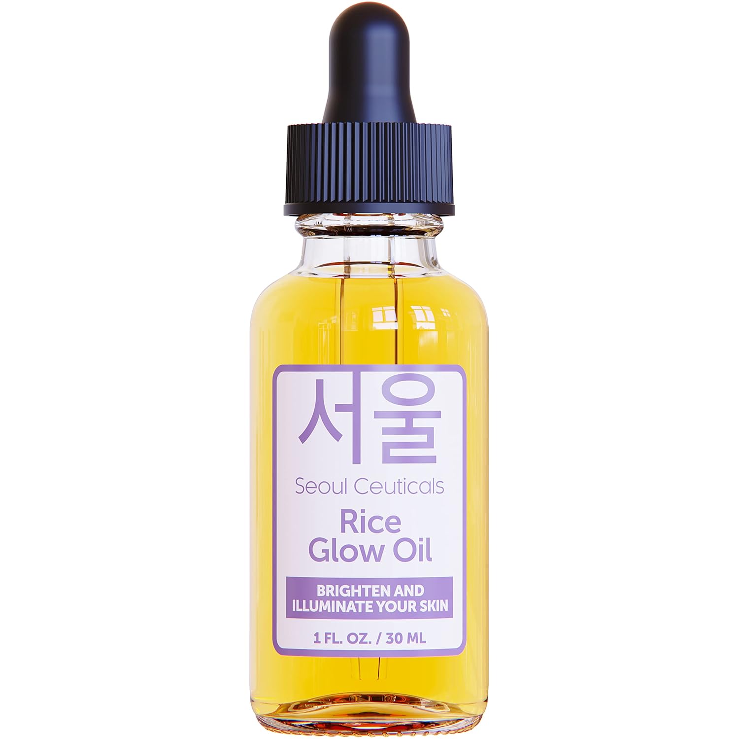 SeoulCeuticals Rice Bran Oil for Skin - Korean Skin Care Facial Glow Oil With Squalane & Vitamin E - Cruelty Free K Beauty Skincare for Glass Skin 1oz-7