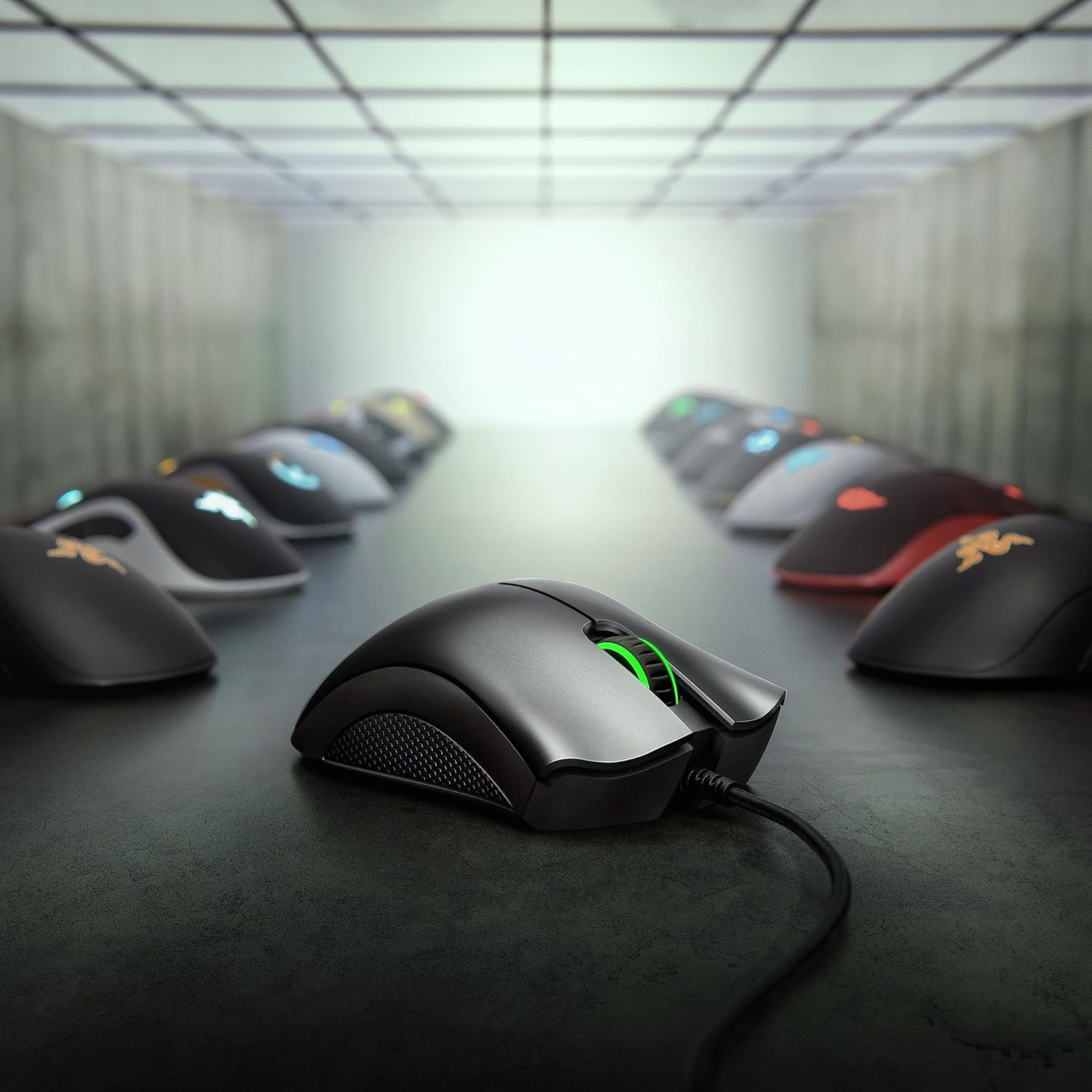 Razer DeathAdder Essential Gaming Mouse: 6400 DPI Optical Sensor - 5 Programmable Buttons - Mechanical Switches - Rubber Side Grips - Mercury White-5