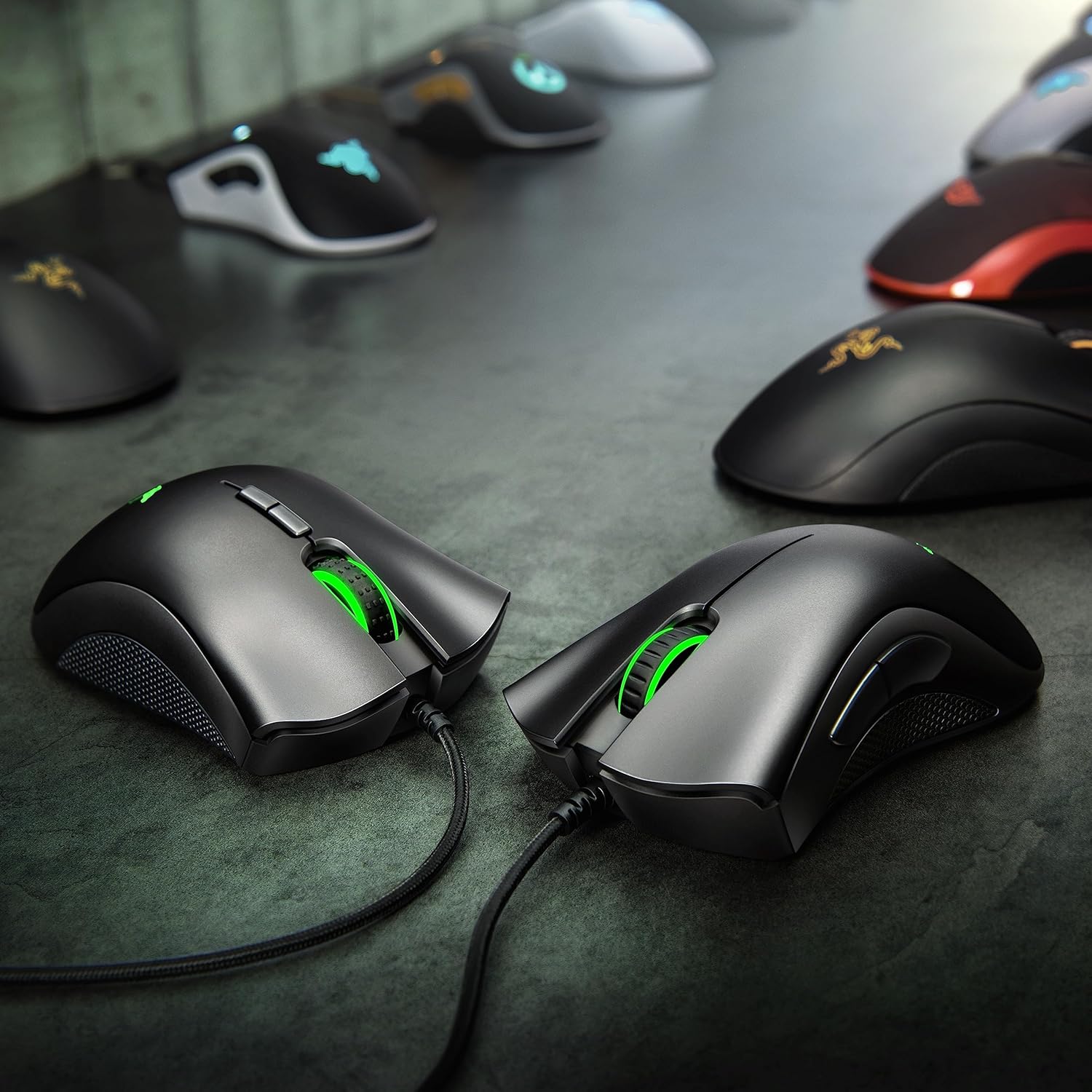 Razer DeathAdder Essential Gaming Mouse: 6400 DPI Optical Sensor - 5 Programmable Buttons - Mechanical Switches - Rubber Side Grips - Mercury White-6