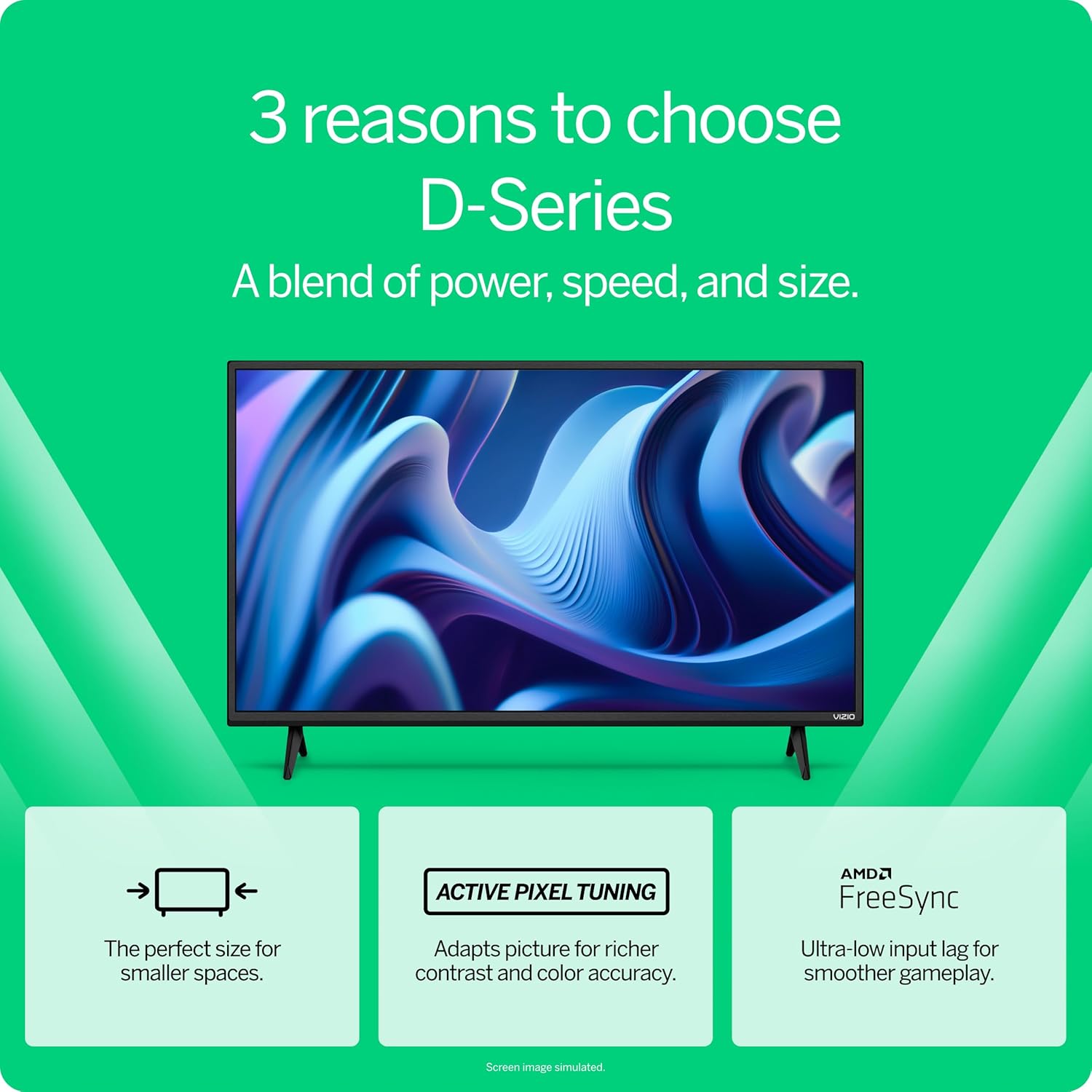 VIZIO 24-inch D-Series Full HD 1080p Smart TV with Apple AirPlay and Chromecast Built-in, Alexa Compatibility, D24f-J09, 2022 Model-3