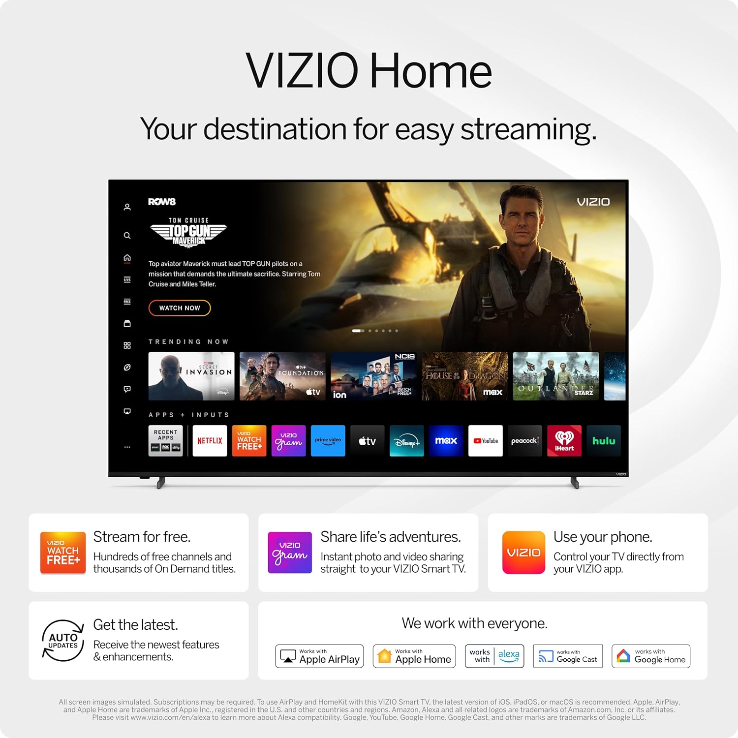 VIZIO 32 inch D-Series HD 720p Smart TV with Apple AirPlay and Chromecast Built-in, Alexa Compatibility, D32h-J, 2022 Model-5