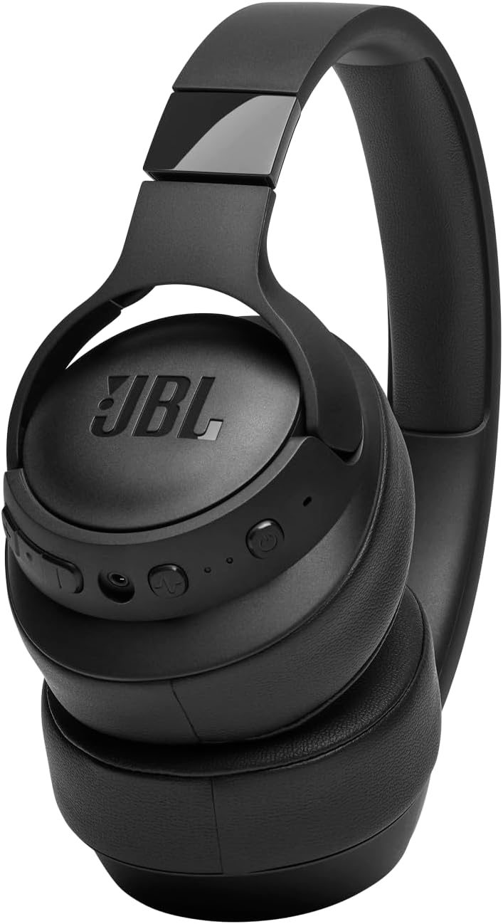 JBL Tune 760NC - Lightweight, Foldable Over-Ear Wireless Headphones with Active Noise Cancellation - Black, Medium-1