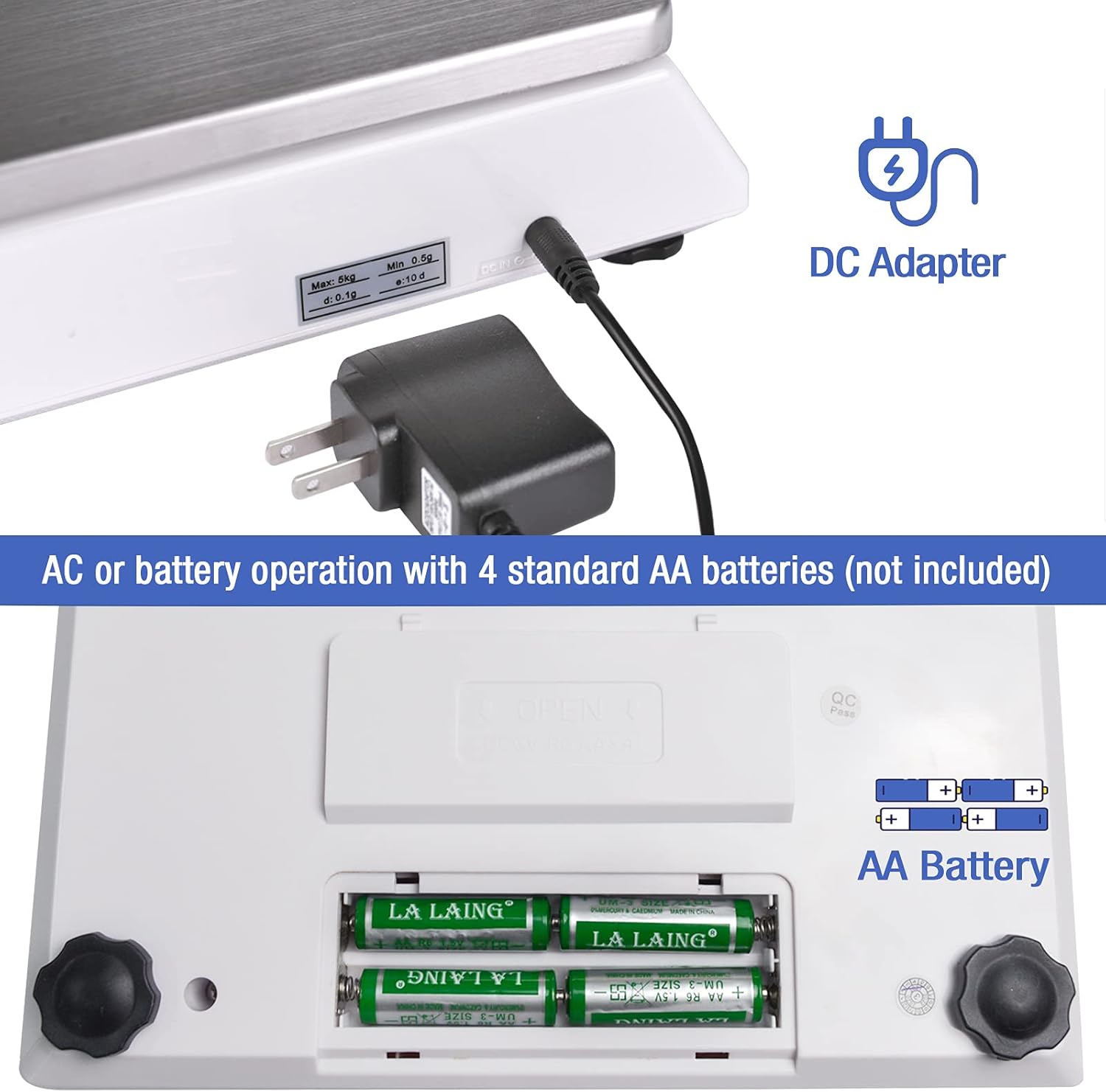 SurmountWay High Precision Scale 10kg x 0.1g Accurate Digtal Laboratory Lab Industrial Scientific Electronic Scale Commerical Counting Kitchen Scales Jewelry Gold Analytical Weighing(10000g,0.1g)-5