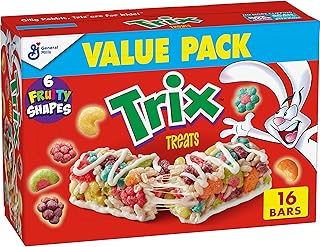 Trix Breakfast Cereal Treat Bars, Value Pack, 16 ct