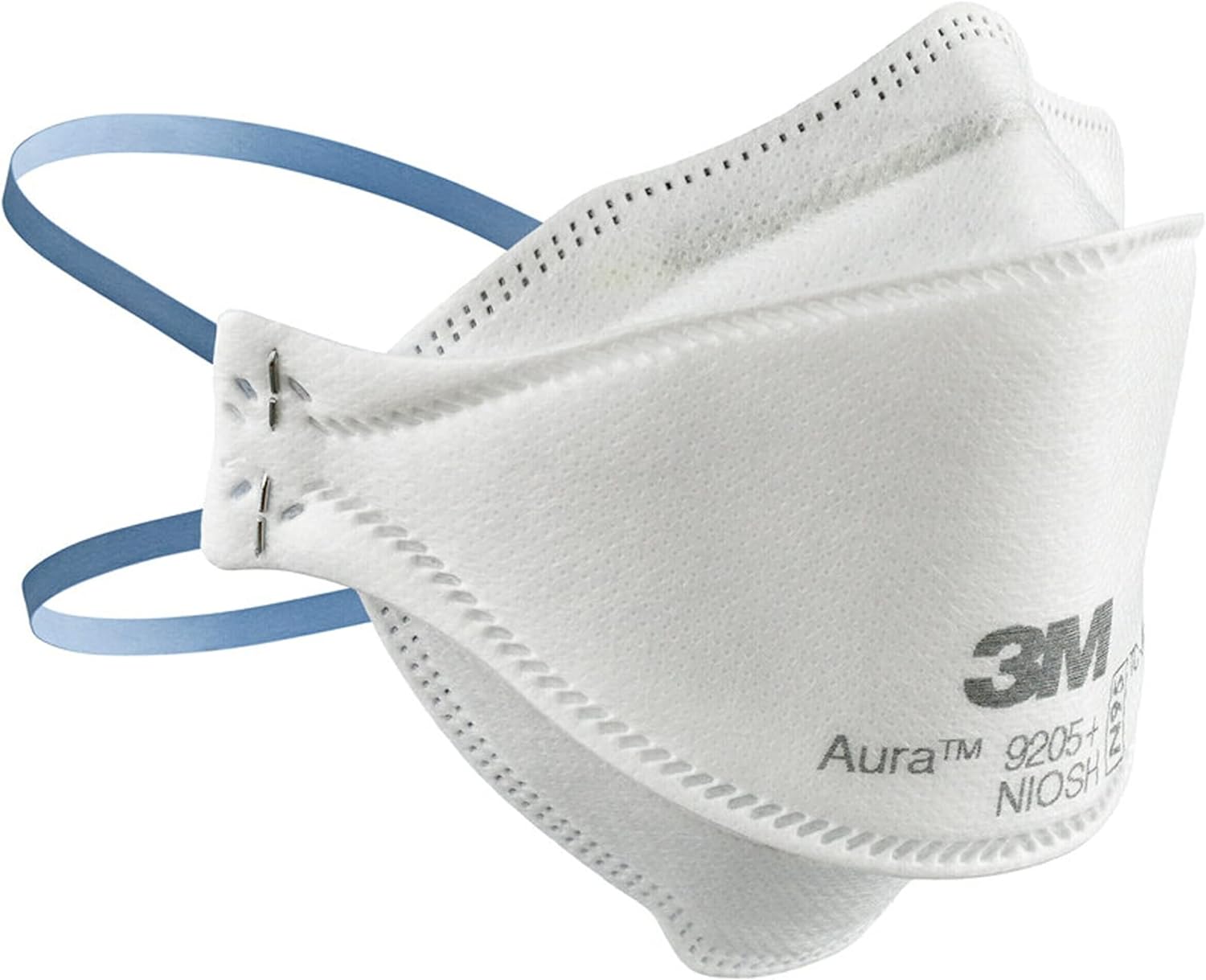 3M Aura Particulate Respirator 9205+ N95, Lightweight, Three Panel Designed Respirator Helps Provide Comfortable And Convenient Respiratory Protection, 10-Pack-11