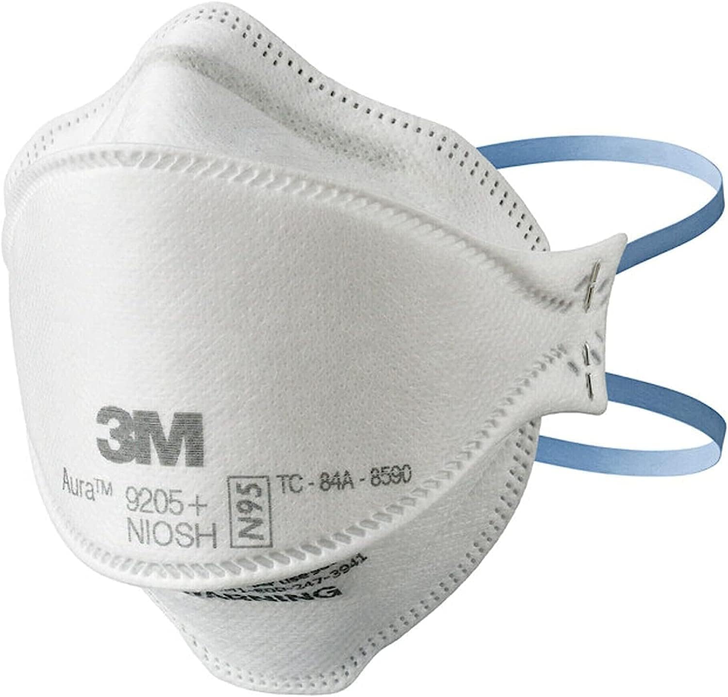 3M Aura Particulate Respirator 9205+ N95, Lightweight, 3 Panel Designed Helps Provide Comfortable and Convenient Respiratory Protection, 3-Pack-10