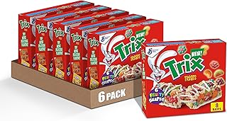 Trix Breakfast Cereal Treat Bars, Snack Bars, 8 ct (Pack of 6)