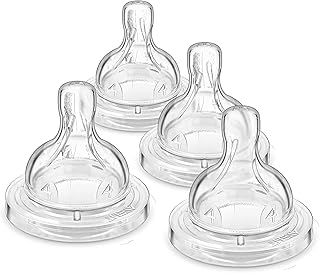 Philips AVENT Anti-Colic Baby Bottle Flow 4 Nipple, 4pk, SCY764/04