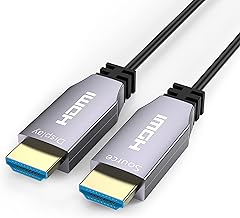 HDMI Cable 200 ft/Fiber Optical High Speed 18Gbps UHD 4K HDMI Cable/Support 4K@60Hz,4:4:4,HDCP2.2,HDR10,ARC,3D,Dolby Vision,HEC,One Direction