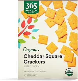 365 by Whole Foods Market, Organic Cheddar Squares, 7 Ounce