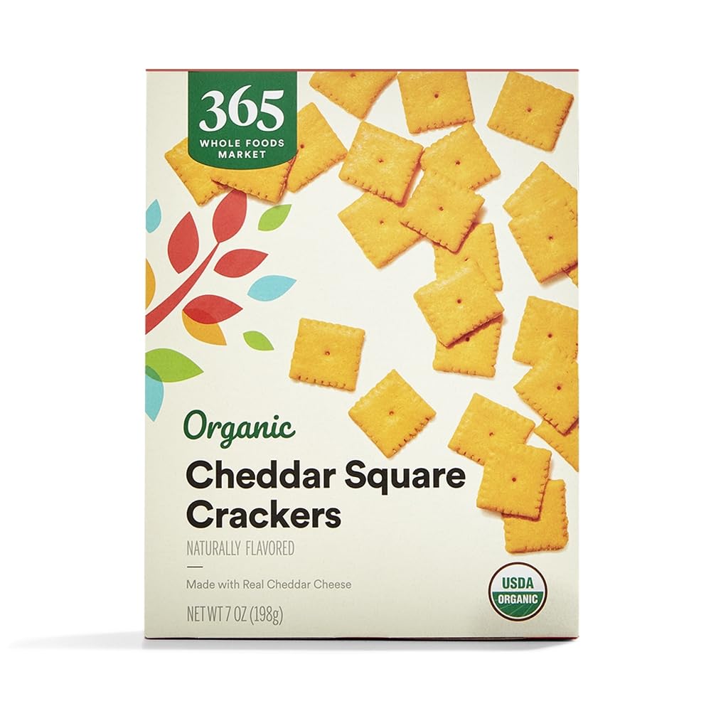 365 by Whole Foods Market, Organic Cheddar Squares, 7 Ounce-0