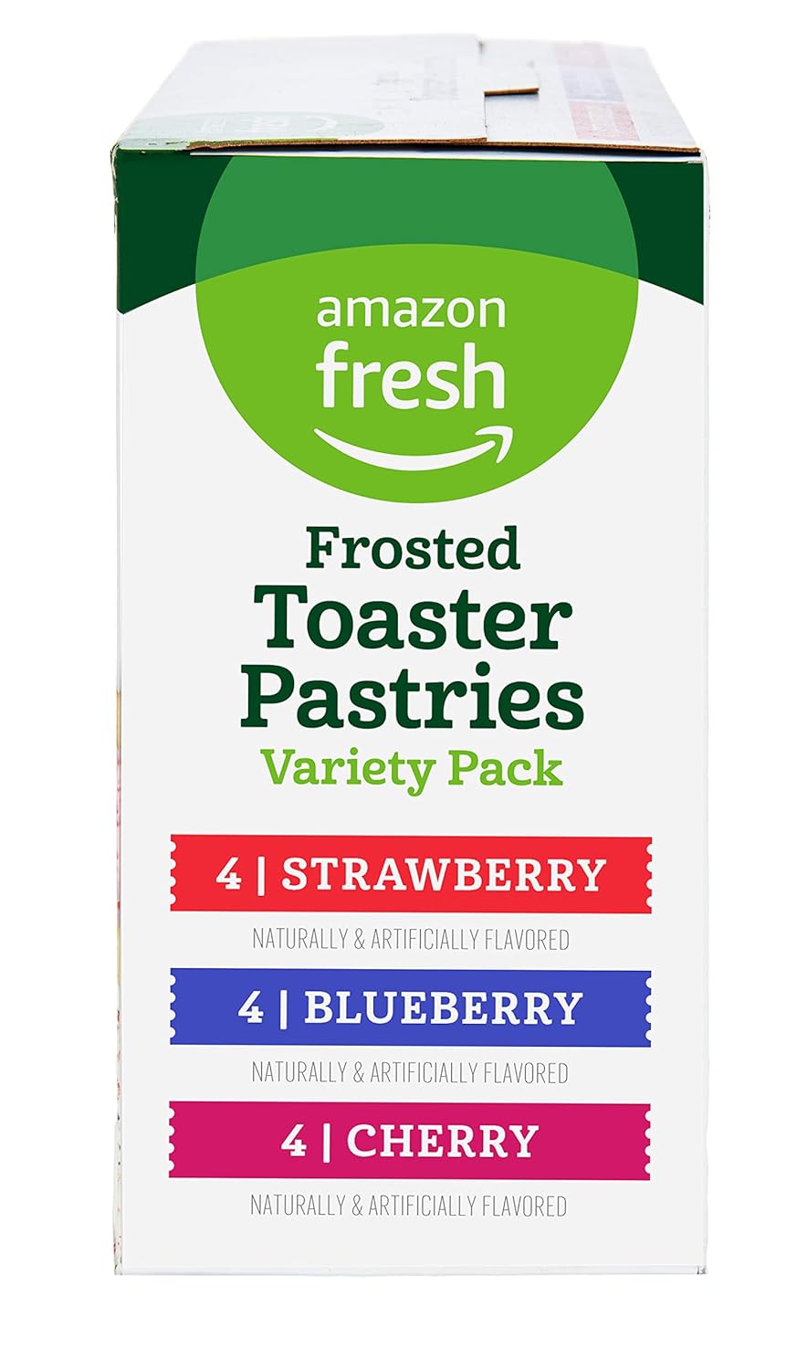 Amazon Fresh - Toaster Pastries Variety Pack (Strawberry, Blueberry, Cherry), 12ct-3