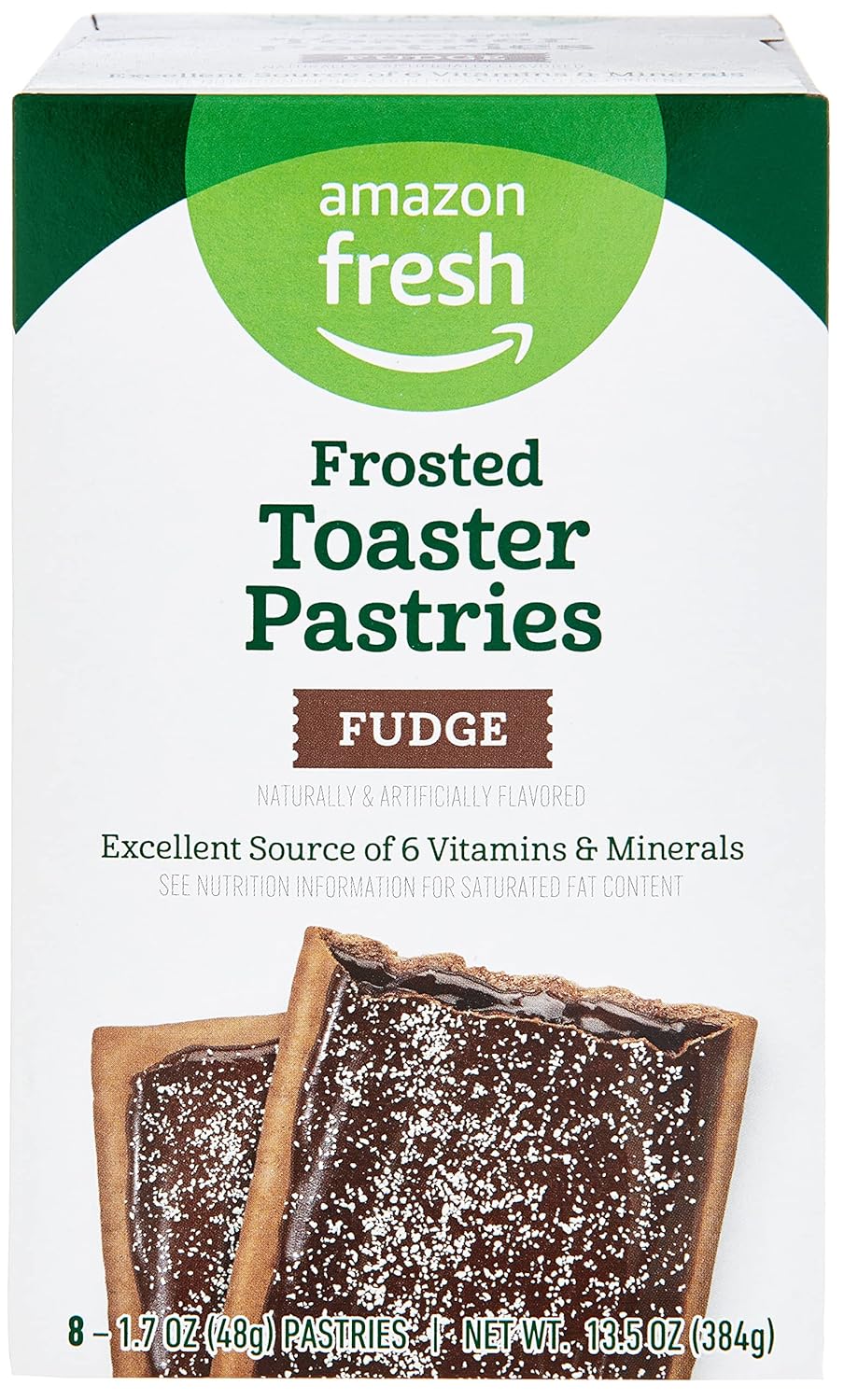 Amazon Fresh, Frosted Fudge Toaster Pastries, 8 Count-0