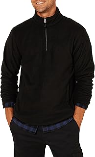 Amazon Essentials Men's Quarter-Zip Polar Fleece Jacket