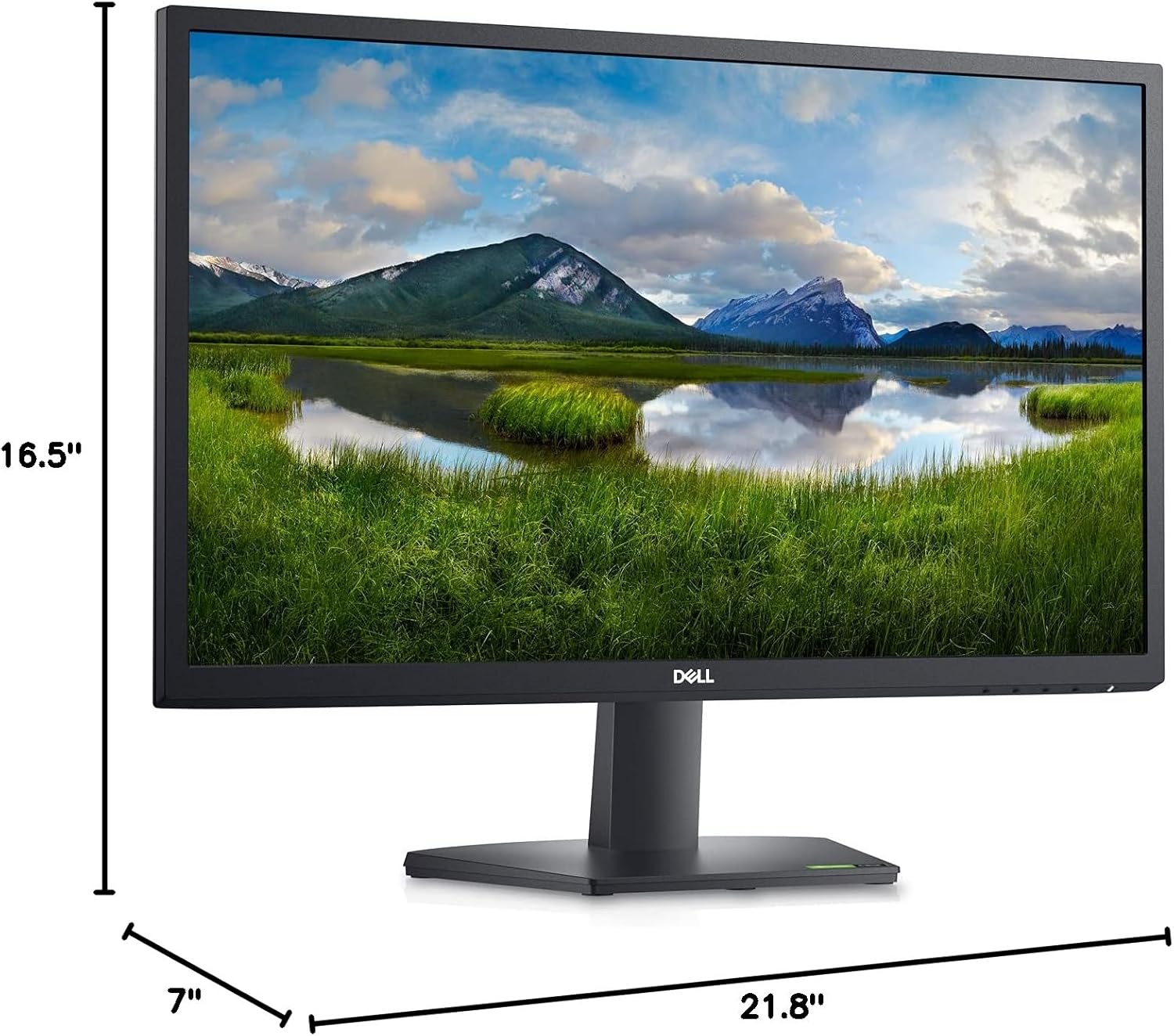 Dell SE2422HX Monitor - 24 inch FHD (1920 x 1080) 16:9 Ratio with Comfortview (TUV-Certified), 75Hz Refresh Rate, 16.7 Million Colors, Anti-Glare Screen with 3H Hardness, AMD FreeSync- Black-9