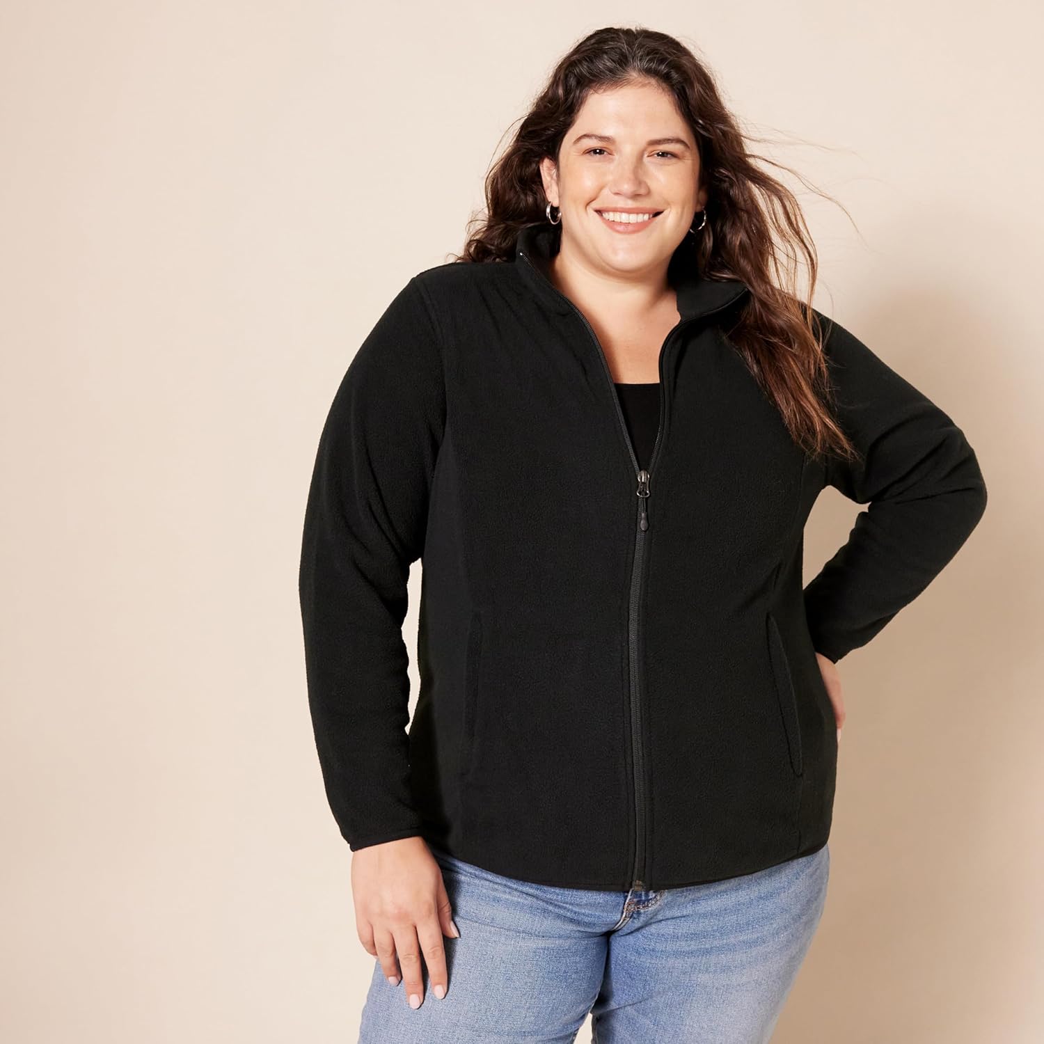 Amazon Essentials Women's Classic-Fit Full-Zip Polar Soft Fleece Jacket (Available in Plus Size)-5