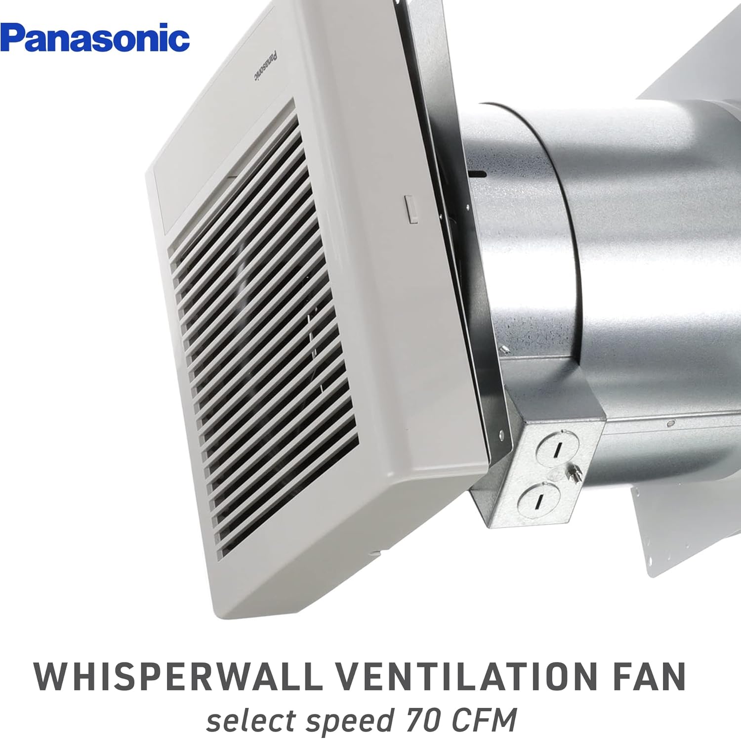 Panasonic FV-0511VFL1 WhisperFit DC Retrofit Ventilation Fan with Light, Dimmable LED Light and Nightlight, 50, 80 or 110 CFM, Quiet Energy Star Certified Energy-Saving Ceiling Mount Fan-1