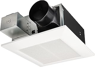 Panasonic FV-0511VF1 WhisperFit DC Fan 50-80-110 CFM Retrofit Bathroom Exhaust Fan - Quiet Energy Star-Certified Energy-Saving Bathroom Ceiling Fan