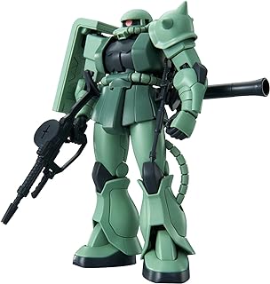 BANDAI SPIRITS HG Mobile Suit Gundam Zaku II 1/144 Scale Color Coded Plastic Model,Green