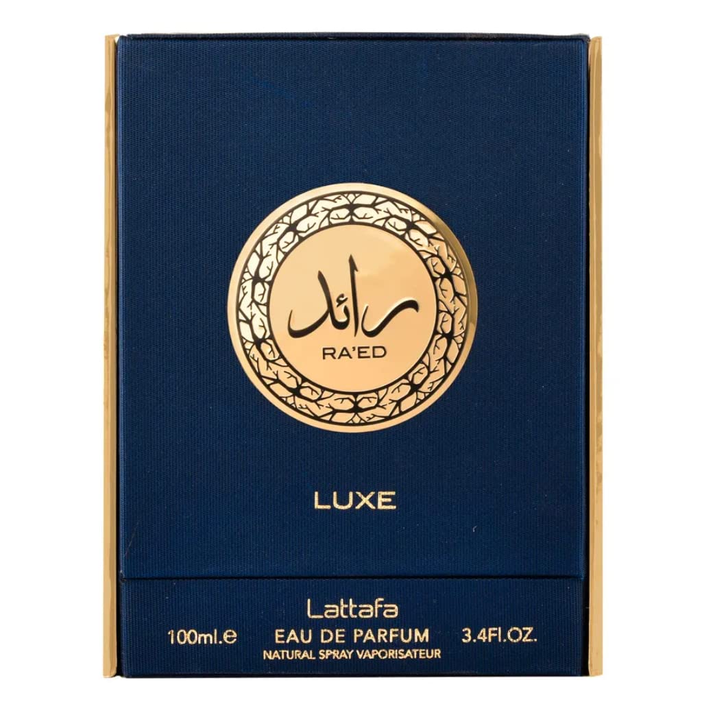 Lattafa Perfumes Ra'ed Gold Luxe Eau de Parfum Spray for Men, 3.4 Ounce-3