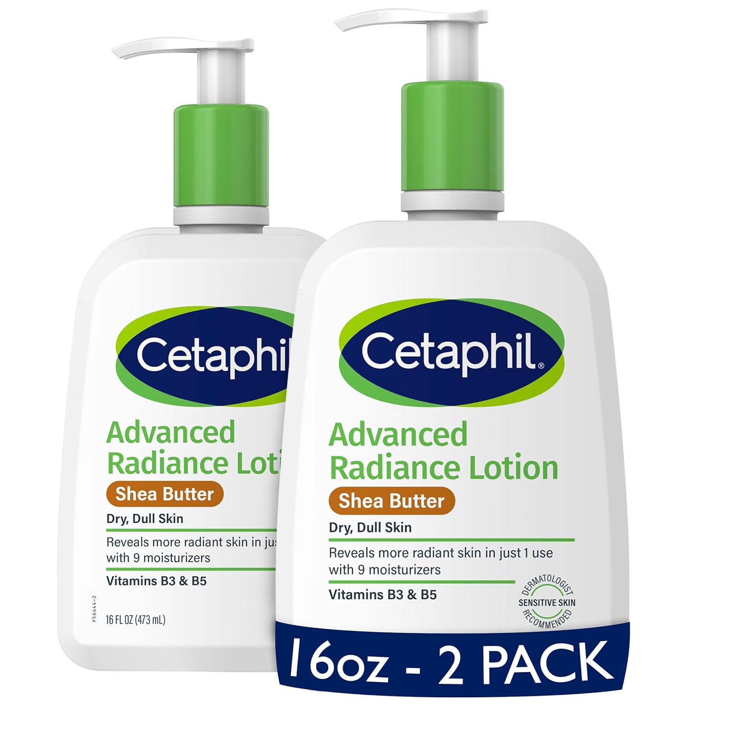 Cetaphil Body Lotion, Advanced Relief Lotion with Shea Butter for Dry, Sensitive Skin, 16 oz Pack of 2, Fragrance Free, Hypoallergenic, Non-Comedogenic-0