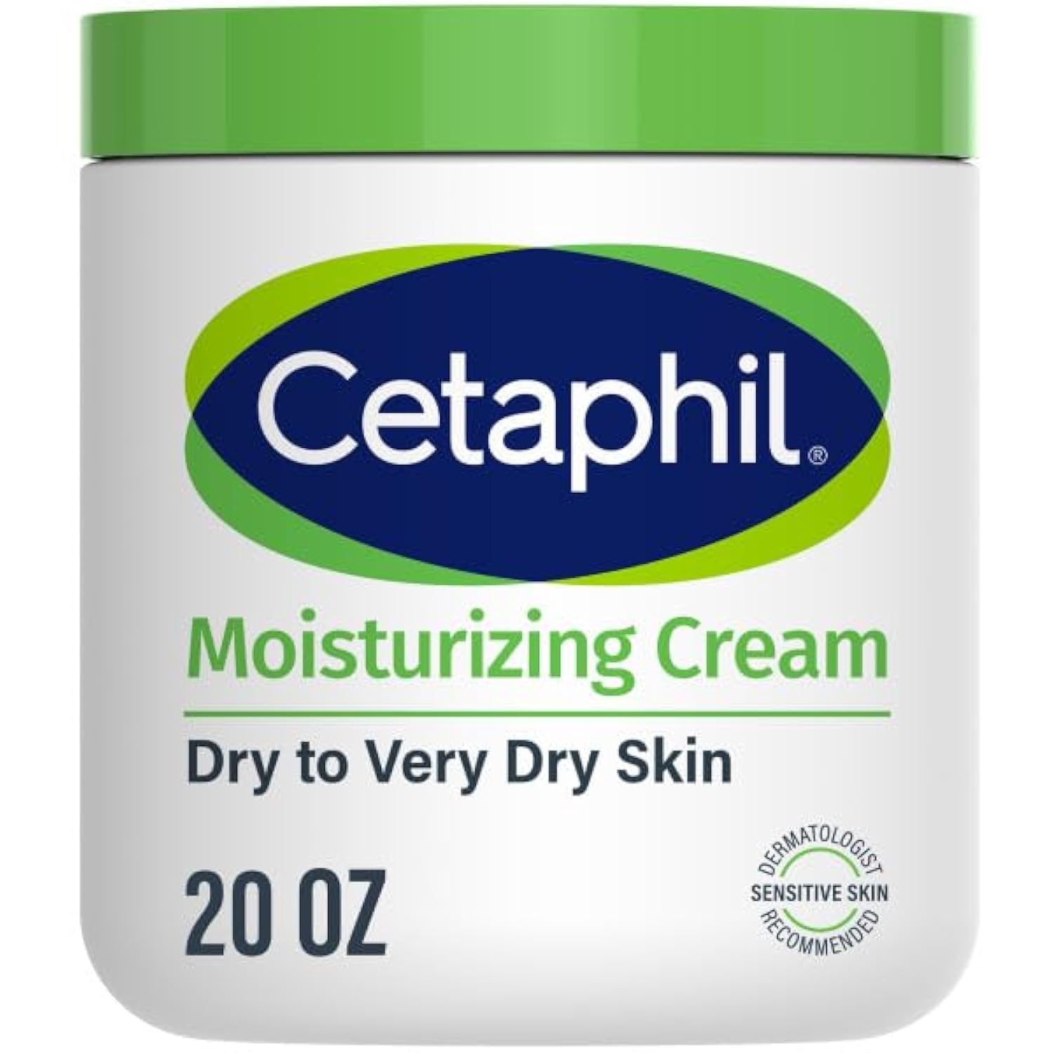 Cetaphil Face & Body Moisturizer, Hydrating Moisturizing Cream for Dry to Very Dry, Sensitive Skin, NEW 20 oz, Fragrance Free, Non-Comedogenic, Non-Greasy (Packaging May Vary)-0