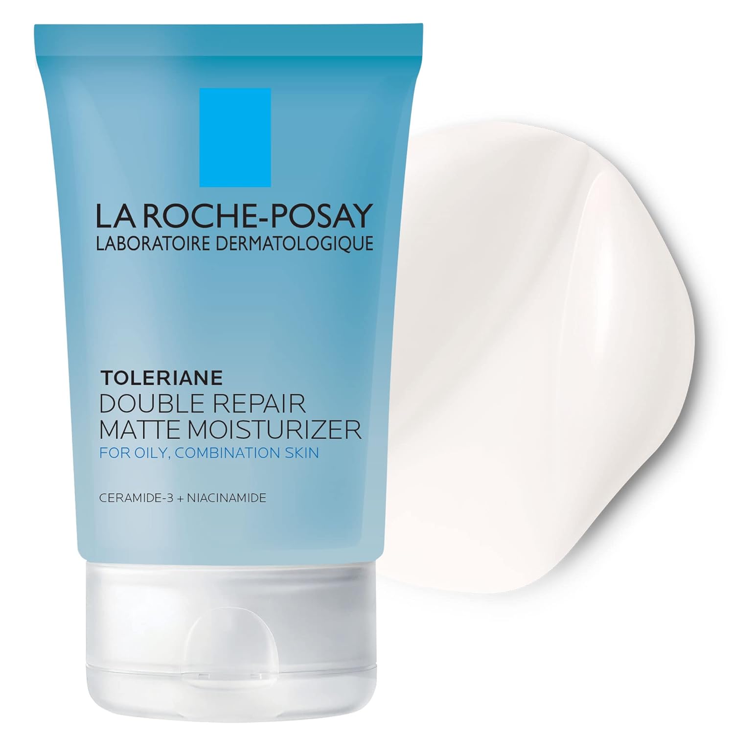 La Roche-Posay Toleriane Double Repair Matte Daily Face Moisturizer, For Oily Skin with Ceramide and Niacinamide for All Skin Tones, Oil Free, Non-Comedogenic-0