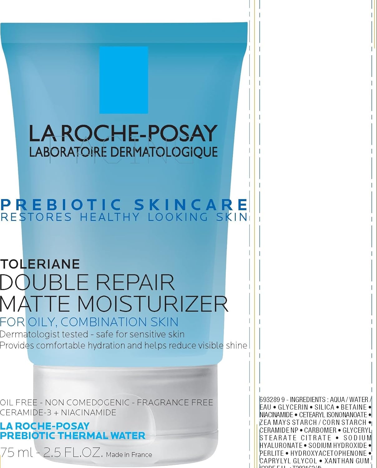 La Roche-Posay Toleriane Double Repair Matte Daily Face Moisturizer, For Oily Skin with Ceramide and Niacinamide for All Skin Tones, Oil Free, Non-Comedogenic-9