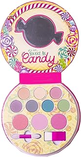 Lip Smacker Sparkle & Shine Eyeshadow Makeup Palette, Sweet as Candy Shimmer | Christmas Make Up Collection | Holiday Present | Gift for Girls