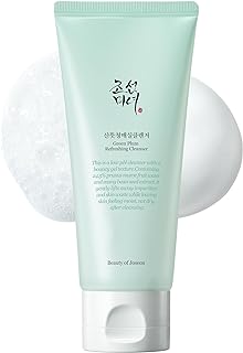 Beauty of Joseon Green Plum Refreshing Cleanser Gel Type Deep Pore Cleansing, Acne Face Wash, Blackhead Remover for All Skin Types, Korean Skincare 100ml, 3.38 fl.oz