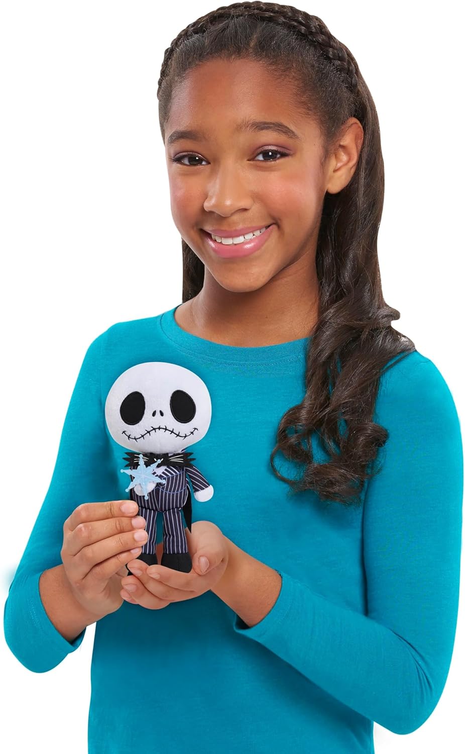 Disney Tim Burton’s Nightmare Before Christmas Small Plushie 3-Piece Set, Felt and Embroidered Details, Kids Toys for Ages 3 Up by Just Play-1