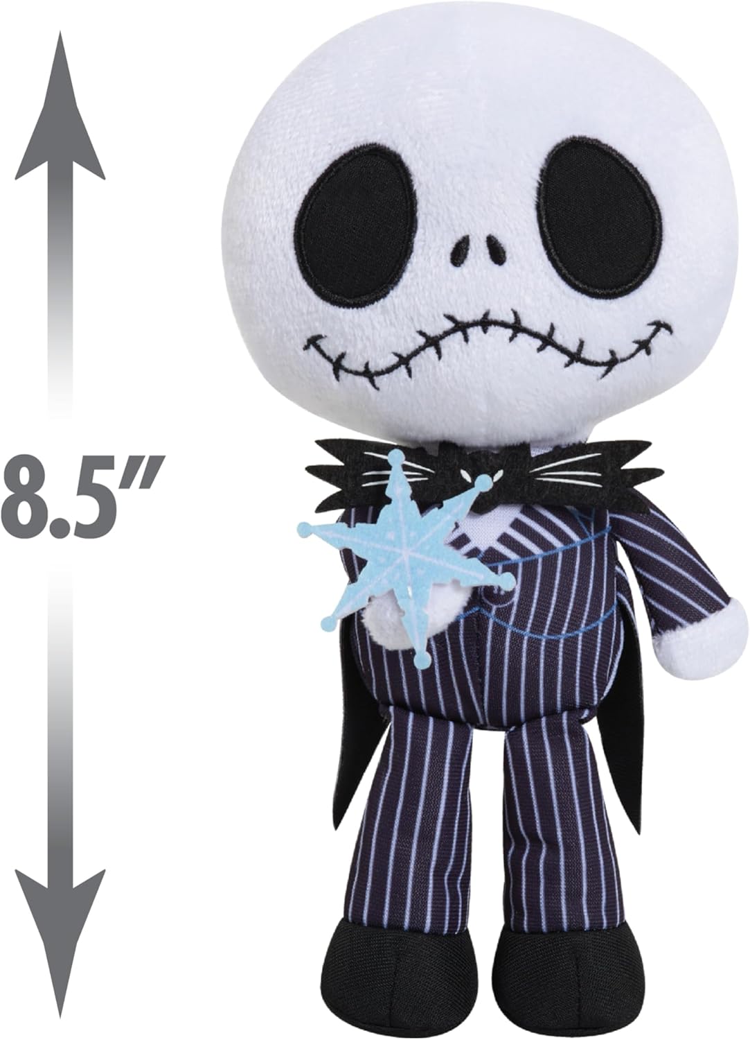 Disney Tim Burton’s Nightmare Before Christmas Small Plushie 3-Piece Set, Felt and Embroidered Details, Kids Toys for Ages 3 Up by Just Play-4