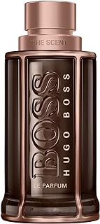 Hugo Boss Hugo Boss The Scent Parfum – Ambery Men's Cologne – With Notes of Ginger, Maninka Fruit, Iris & Leather Accord – Luxury Perfumes for Men – Long Lasting Fragrance