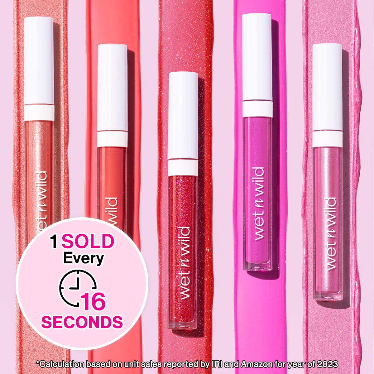 wet n wild MegaSlicks Lip Gloss, Ultra-Glossy, Vitamin-E Enriched, Ultra-Gloss High Shine Moisturizing, Cruelty-Free & Vegan - Red Past Curfew-1