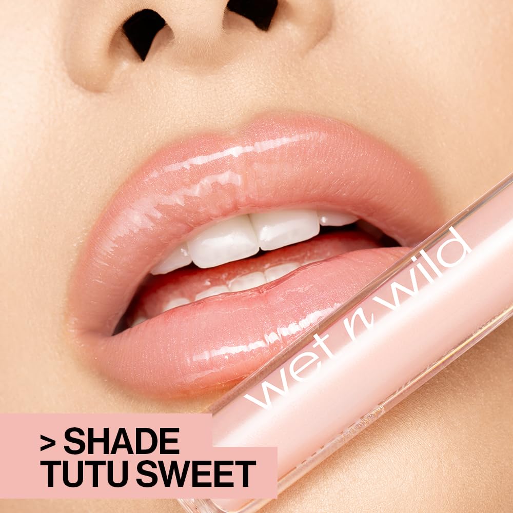 wet n wild MegaSlicks Lip Gloss, Ultra-Glossy, Vitamin-E Enriched, Ultra-Gloss High Shine Moisturizing, Cruelty-Free & Vegan - Cherish-7