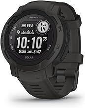 Garmin Instinct 2 Solar, GPS Outdoor Watch, Solar Charging Capabilities, Multi-GNSS Support, Tracbak Routing, Graphite