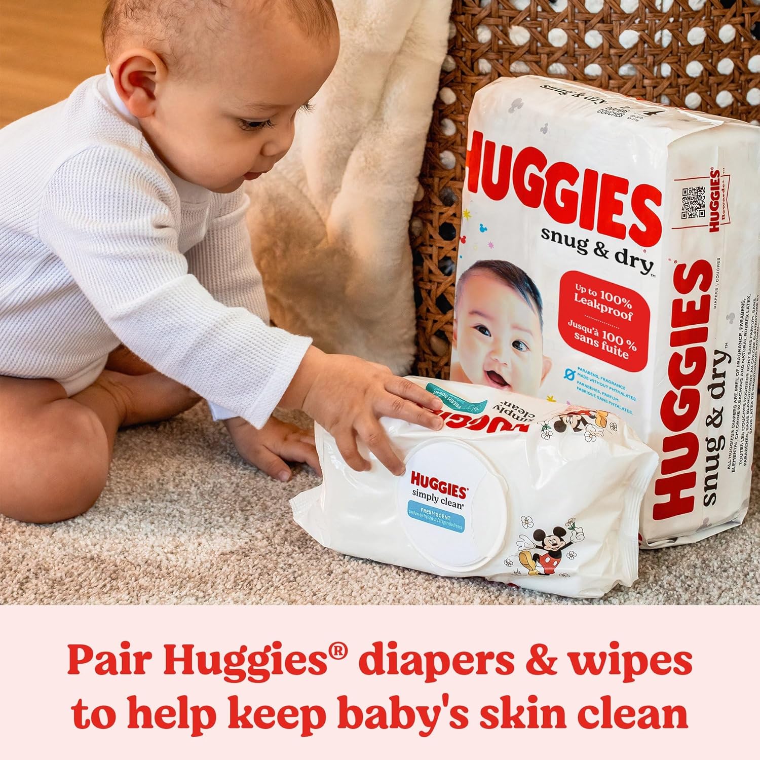 Huggies Size 2 Diapers, Snug & Dry Baby Diapers, Size 2 (12-18 lbs), 100 Count, Packaging May Vary-10