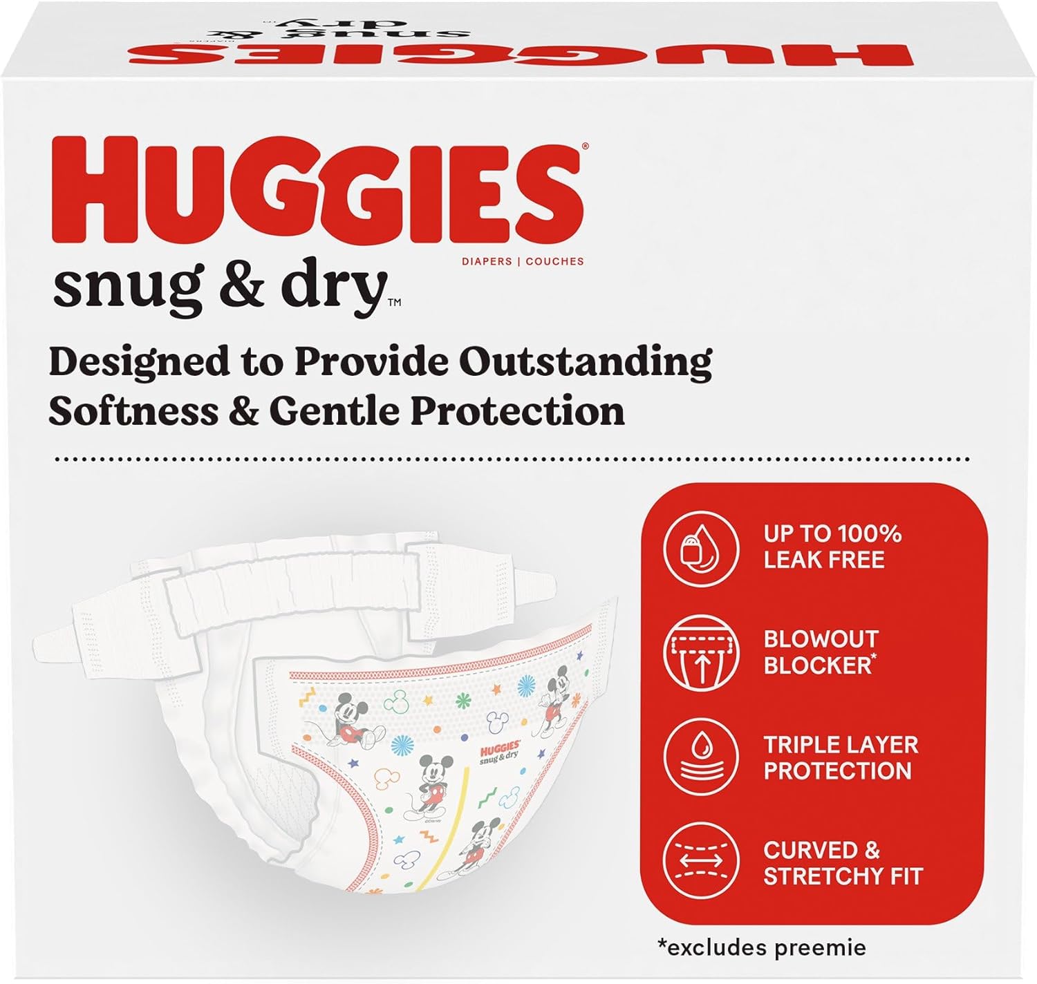 Huggies Size 2 Diapers, Snug & Dry Baby Diapers, Size 2 (12-18 lbs), 100 Count, Packaging May Vary-9