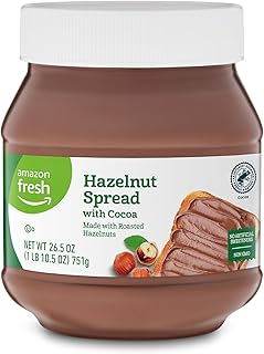 Amazon Fresh Hazelnut Spread With Cocoa, 26.5 Oz