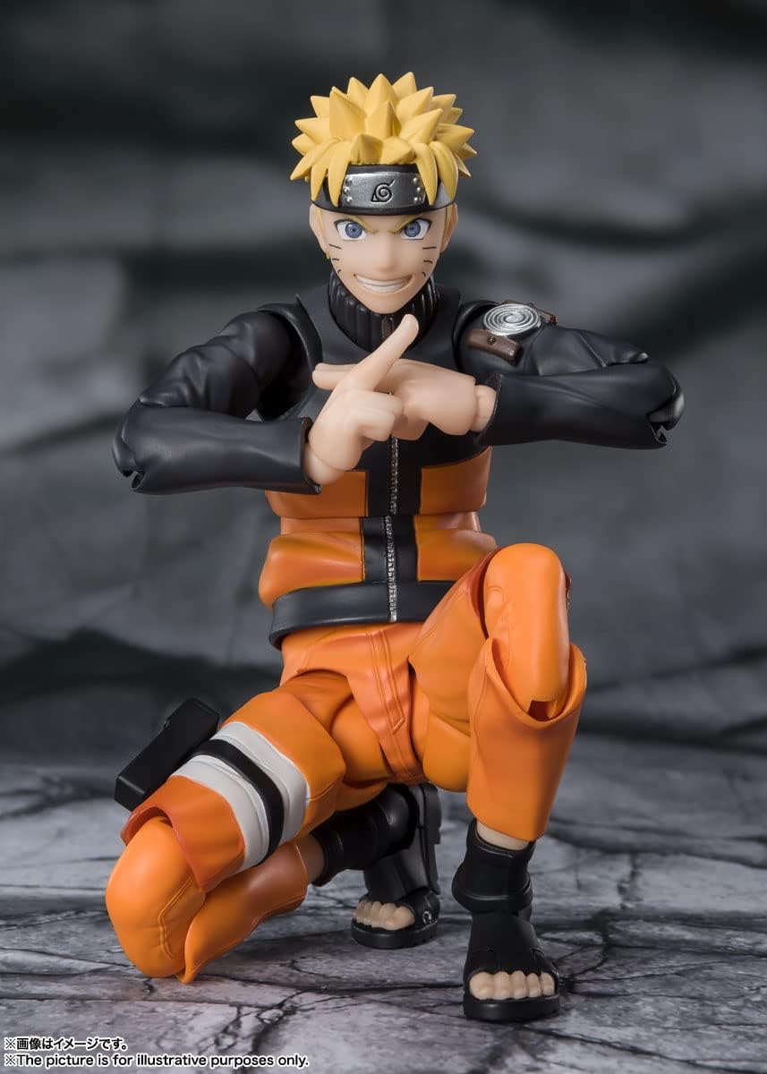 TAMASHII NATIONS - Naruto Shippuden - Naruto Uzumaki -The Jinchuriki Entrusted with Hope, Bandai Spirits S.H.Figuarts Action Figure-1