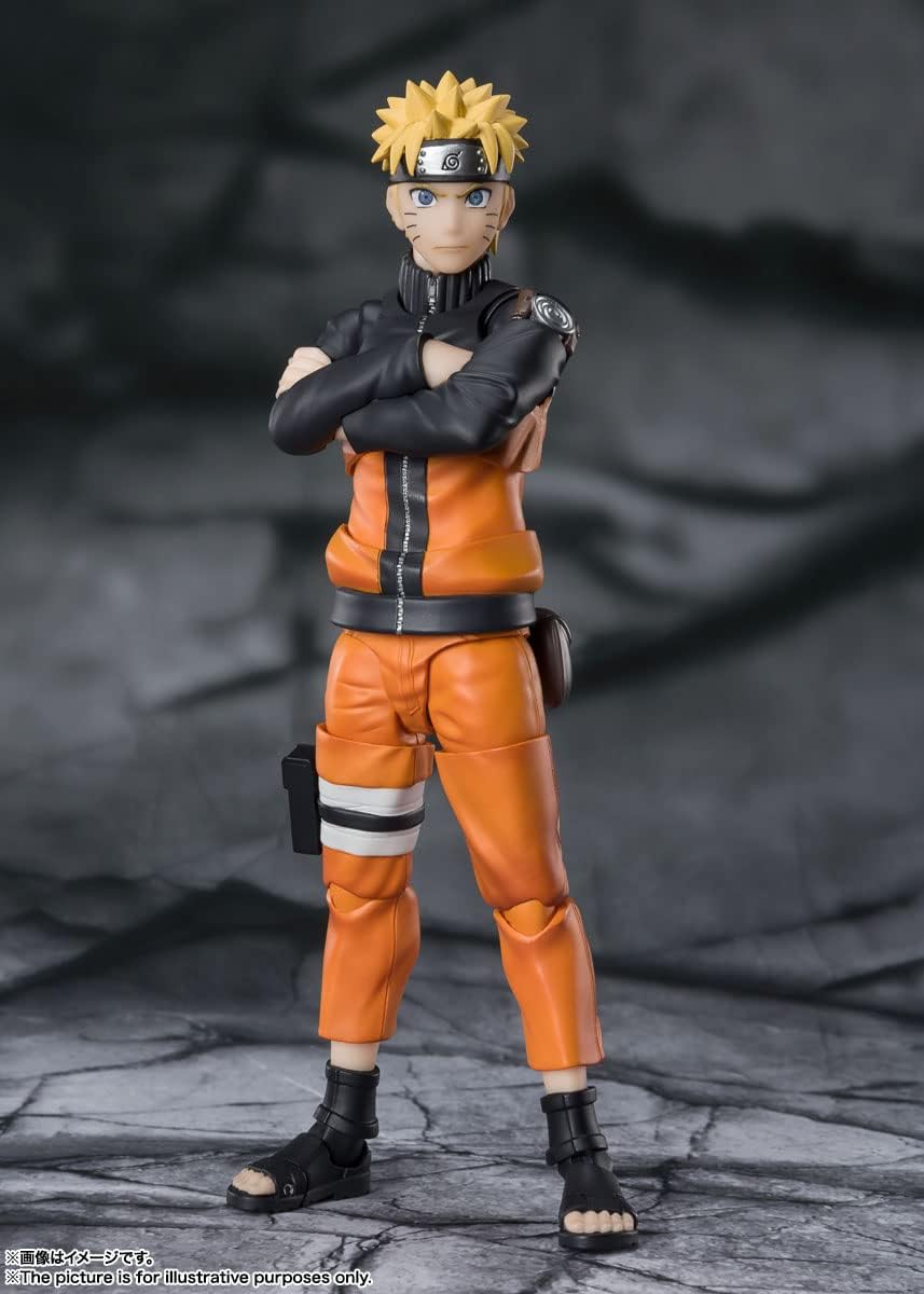 TAMASHII NATIONS - Naruto Shippuden - Naruto Uzumaki -The Jinchuriki Entrusted with Hope, Bandai Spirits S.H.Figuarts Action Figure-3