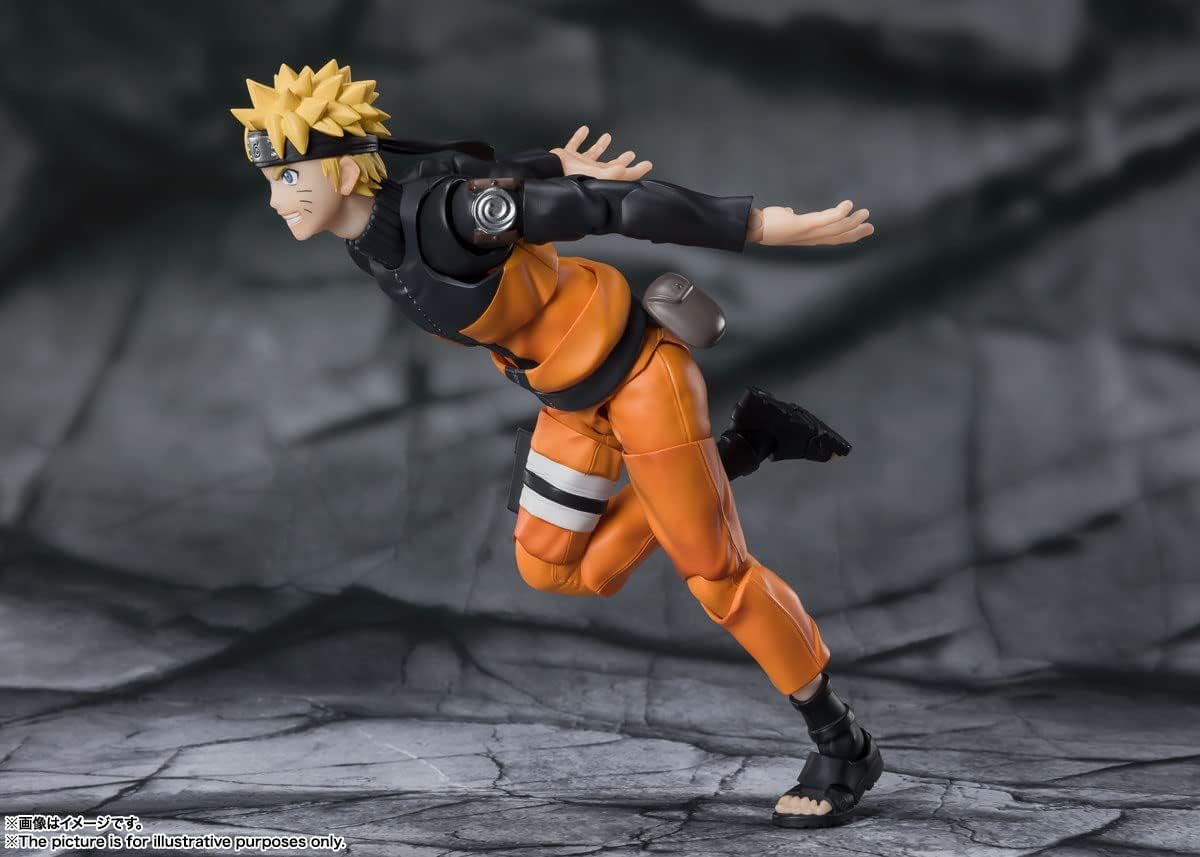 TAMASHII NATIONS - Naruto Shippuden - Naruto Uzumaki -The Jinchuriki Entrusted with Hope, Bandai Spirits S.H.Figuarts Action Figure-7