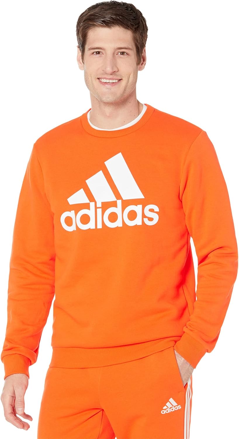 adidas Men's Essentials Big Logo Fleece Sweatshirt-0