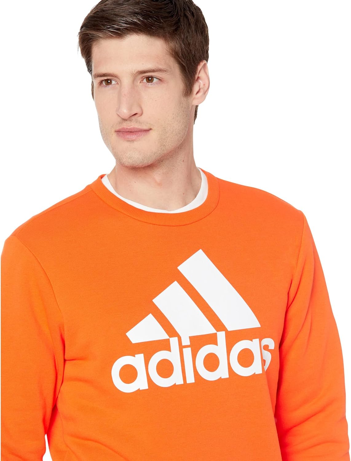 adidas Men's Essentials Big Logo Fleece Sweatshirt-2