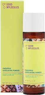 Good Molecules Pineapple Exfoliating Powder - Gentle, Exfoliating Facial Scrub with Enzymes, Anti-Aging and Alcohol Free Cleanser - Skincare for Face