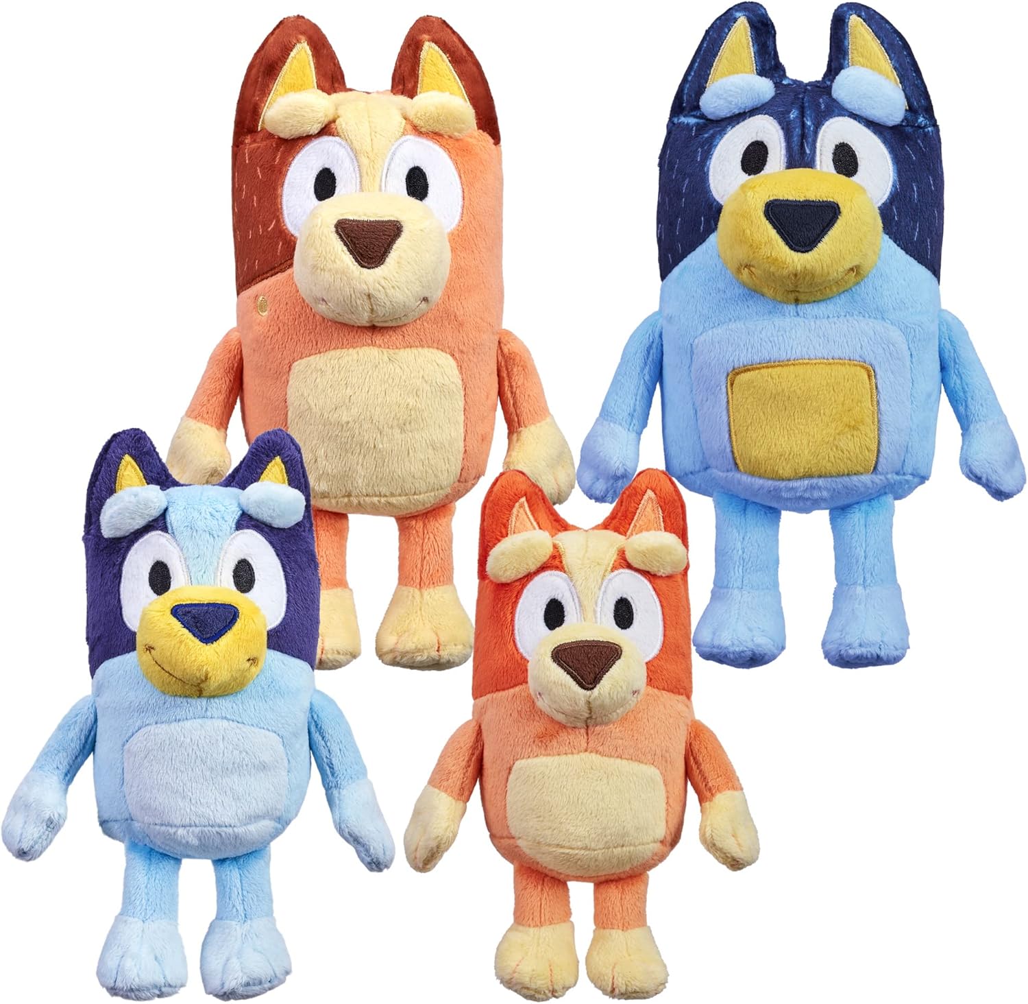 Bluey Heeler Family Plush Set 4 Plush 7-8" Figures | Amazon Exclusive-0