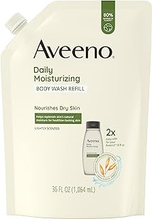 Aveeno Daily Moisturizing Body Wash, Soothing Oat, Refill, 36 Fl. Oz