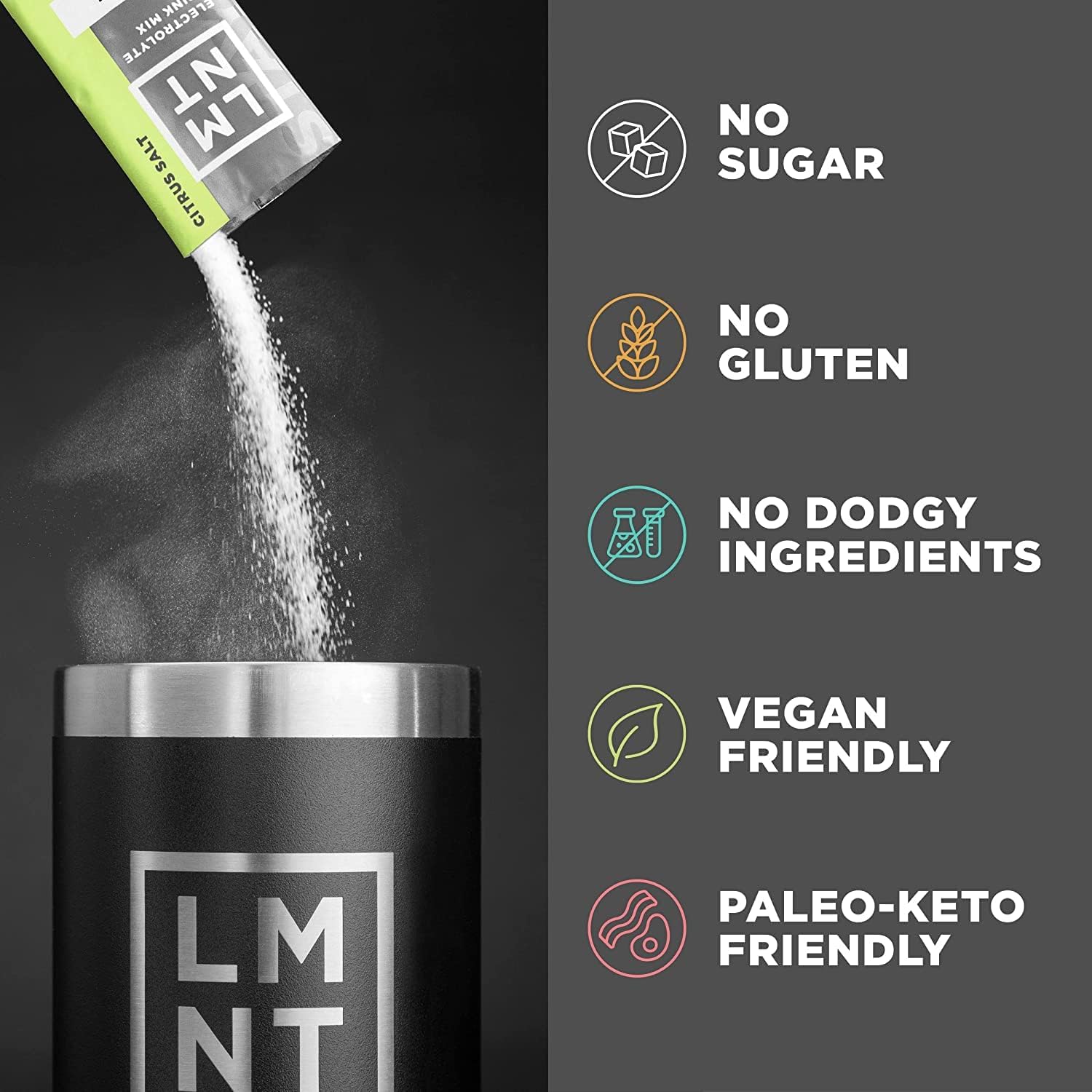 LMNT Zero Sugar Electrolytes - Sample Pack | Drink Mix | 8-Count-3