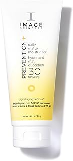 IMAGE Skincare, PREVENTION+ Daily Matte Moisturizer SPF 30, Zinc Oxide Mattifying Face Sunscreen Lotion, Amazon Exclusive, 3.2 oz